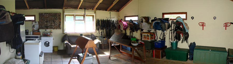 Plenty of room for rugs, tack and equipment